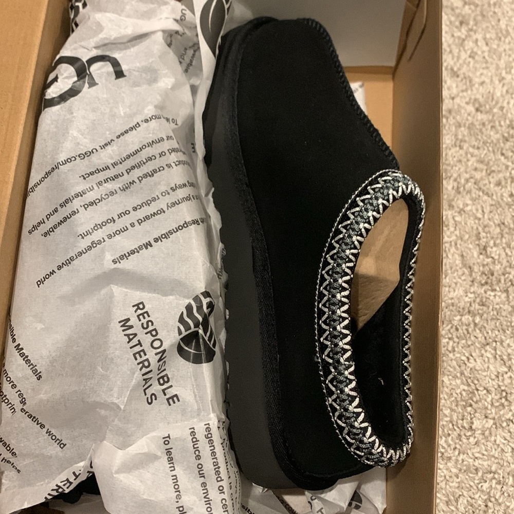 UGG Women's Tasman Black Slippers